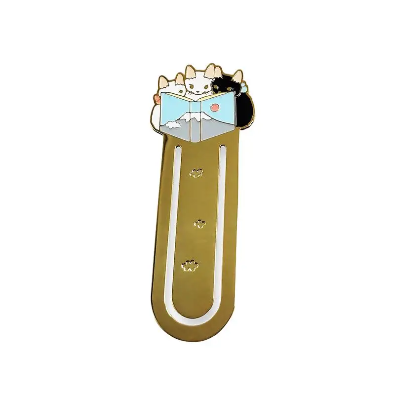 Enamel Brass Book Mark Custom Metal Bookmarks Blank Metal Brass Alloy Bookmark Tassels Book Promotional Bookmarks