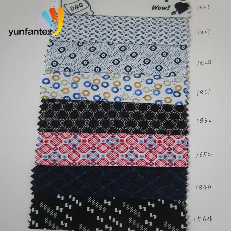 
2020 High Quality Cotton Fabric Comfortable Knitted Fabric for Men Shirt 