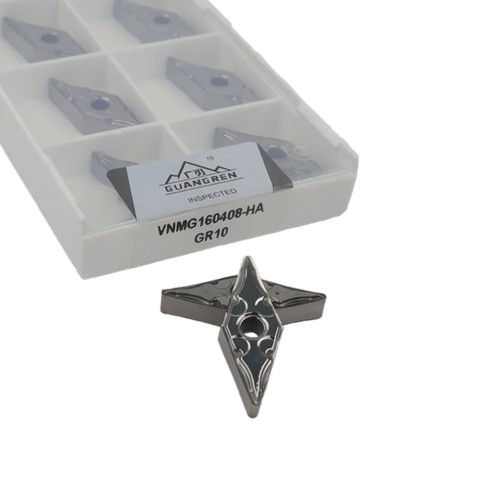 GUANGREN VNMG160404 VNMG160408-HA tools for aluminium insert carbide manufacture CNC Turning tools