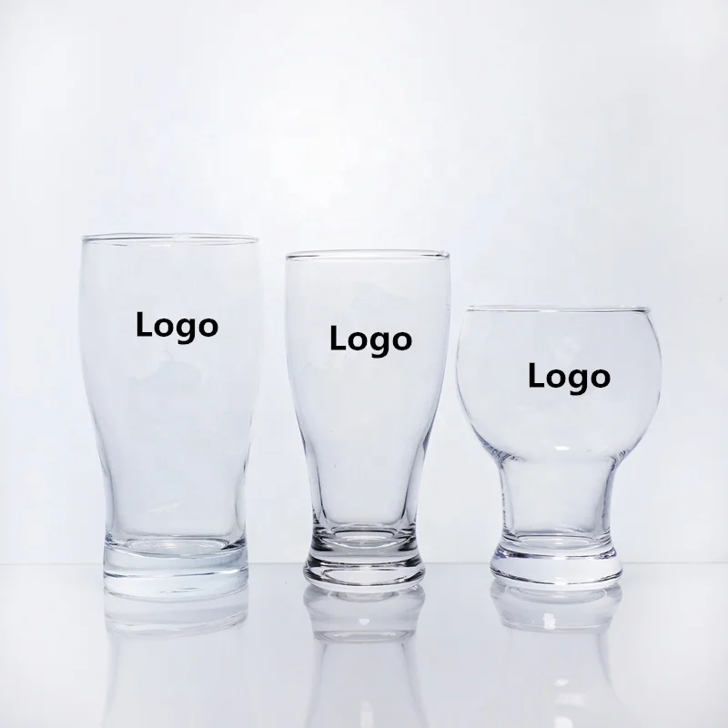 Wholesale custom logo Widely Used beer glass beer stein glass 560ml glass beer tankard