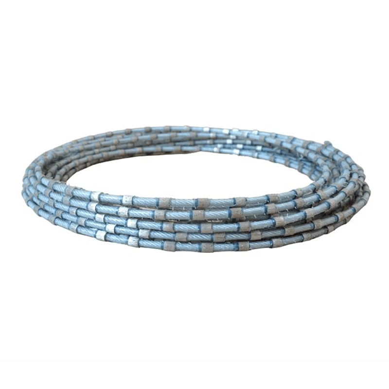 Sintered Beads Plastic Connection Diamond Wire Saw Rope for Marble and Granite Slabs Cutting