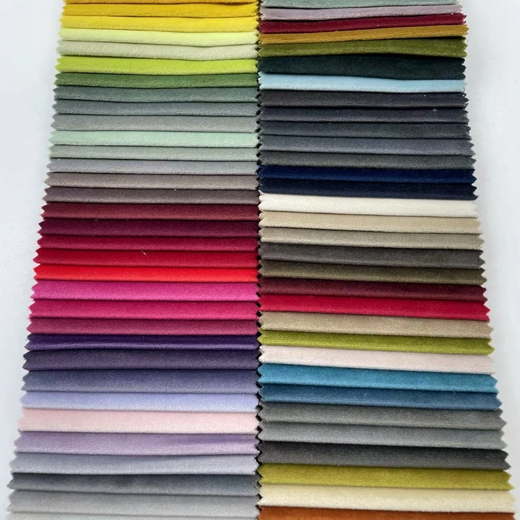 Wholesale China Supplier Upholstery Fabrics Holland Velvet Sofa Fabric For Furniture Velvet Sofa Textile