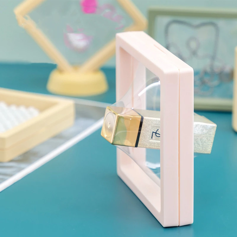 Factory Wholesale Price New jewelry box 3d transparent  clear jewelry box packaging plastic jewelry box