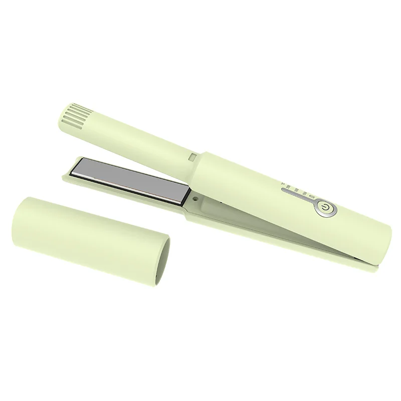 Factory Price Pink Mini Hair Straightener Travel Home Wired Mini Flat Iron Portable Mini 2 in 1 Curler Hair Straightener