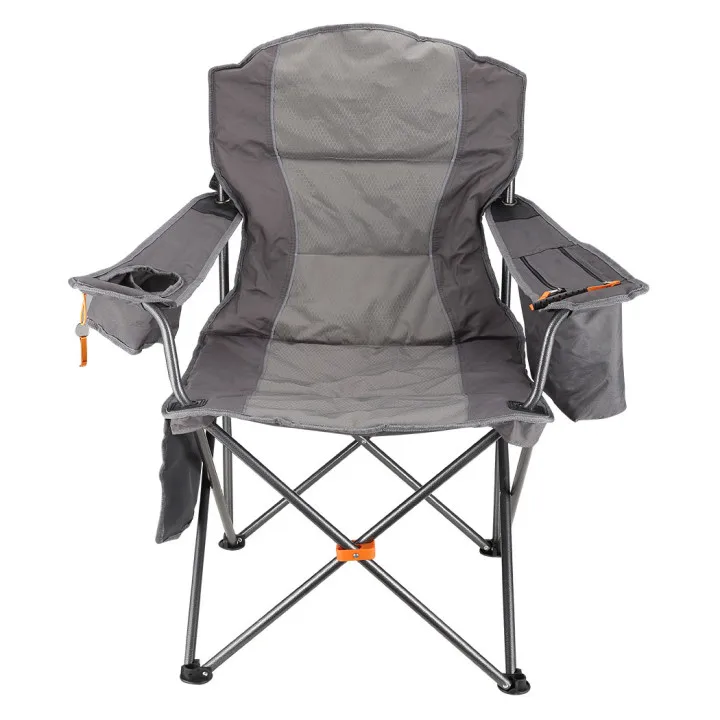 Qibu CC4 Ready to ship 150kg Bear Capacity Portable Durable Folding Camping Chair with Cooler Padded