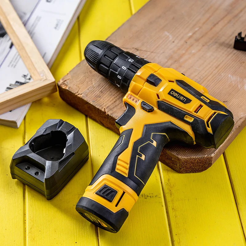 Deli Tools DL6265 12V High Quality Lithium-lon Cordless Drill Power Drill Electric Cordless Drill