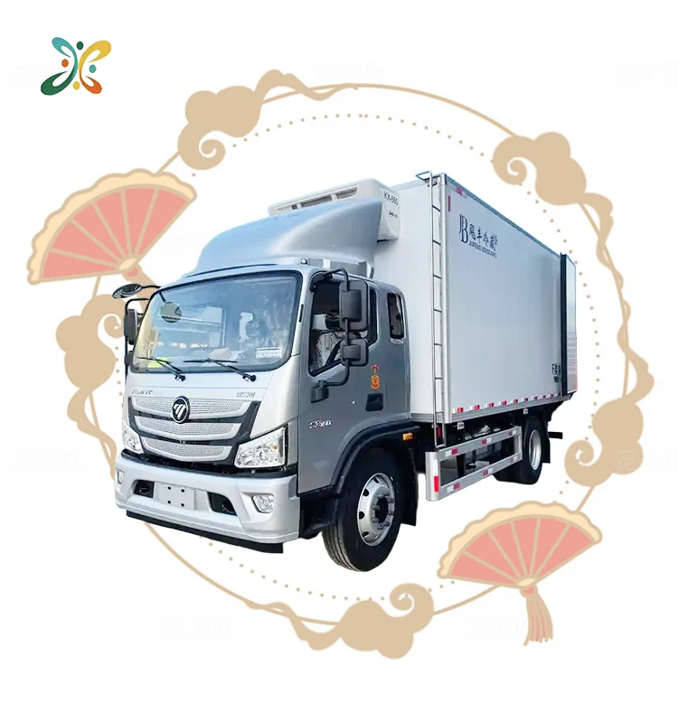 FOTON Aumark Truck Refrigerated Cummins Engine 5 Ton 3 Ton Refrigerator Trucks 15 Years Experiences Manufacturer Factory
