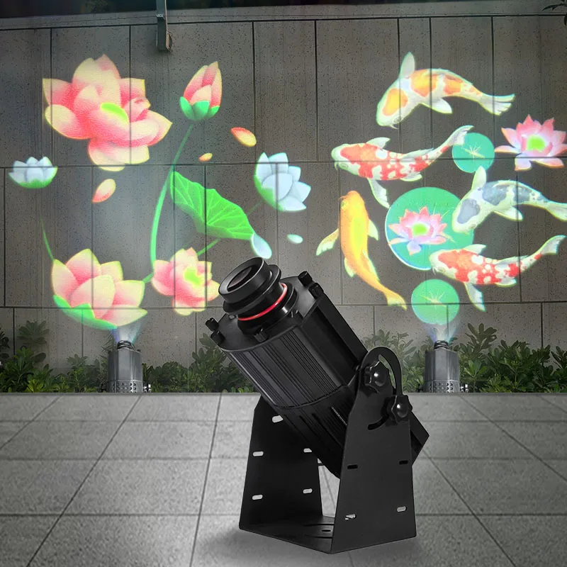 200w IP65 logo projector lamp gobo light outdoor 4picture/8 image Rotating Professional advertising lights kc certificat