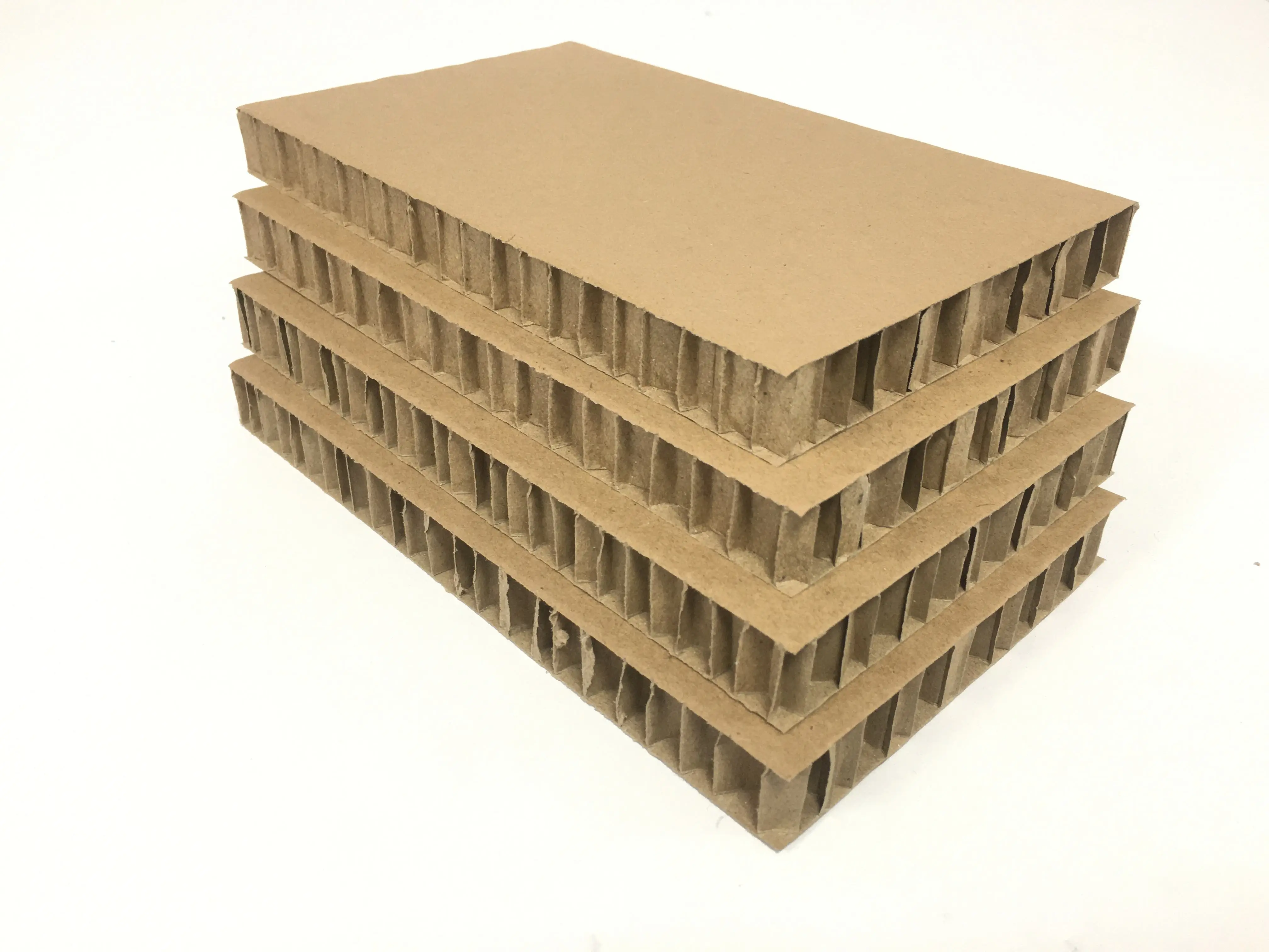 Corrugated honeycomb paper core board for display stand
