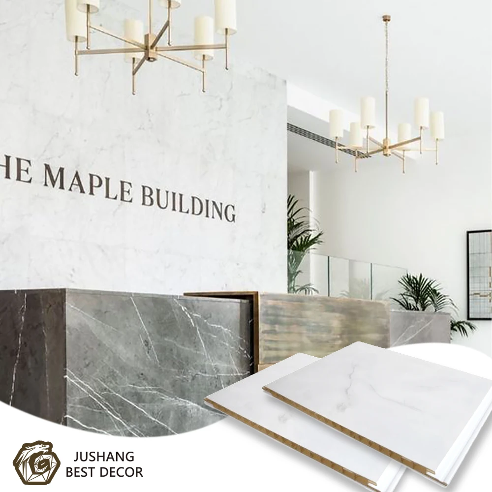 Marble pvc modern interior decoration wallboard manufacturer 3d wall panels textured mdf decorative board