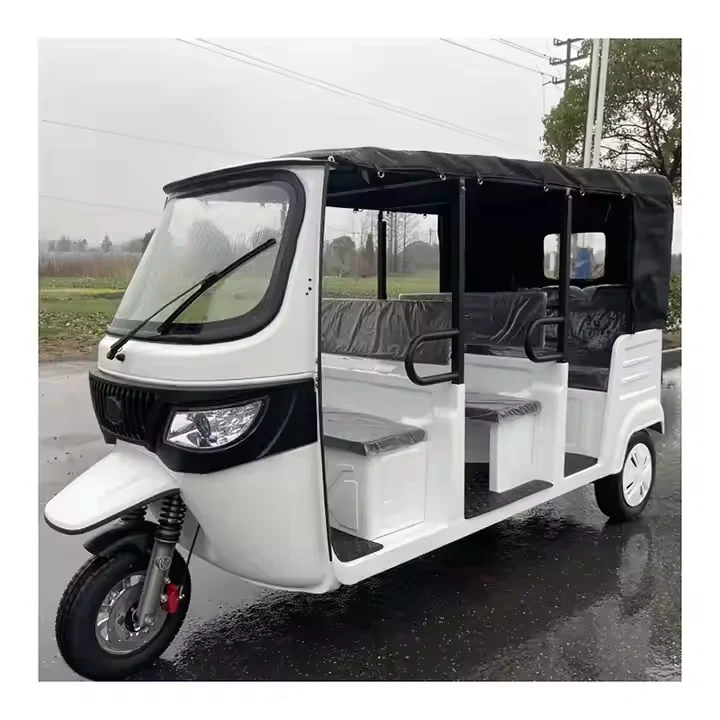 Electric Tuk Tuk Auto E Rickshaw Eco-friendly Three Wheel Electric Tricycle Passenger Electric Tricycle