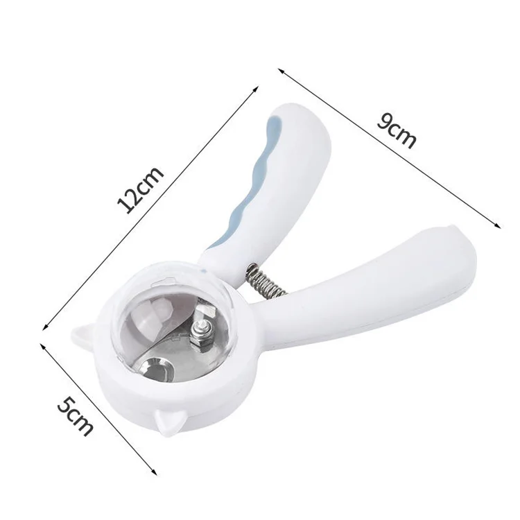 Wholesale Custom Splash Prevention Collected Cute Pink Stainless Steel Cat Dog Nail Clipper