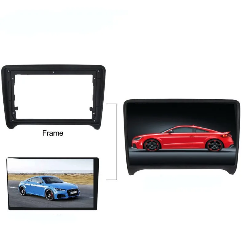 FOR audi TT  Car Dvd Player Frame  Car Video Panel Stereo Interface Navigation Frame+can bus+cable