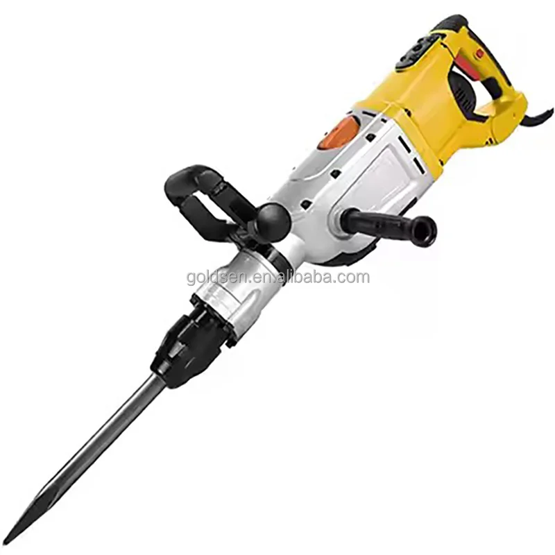 230v 1700w 50mm 27J BMC SDS MAX Heavy Duty Concrete Breaker Chiseling Machine Demolition Hammer with drill and point chisel