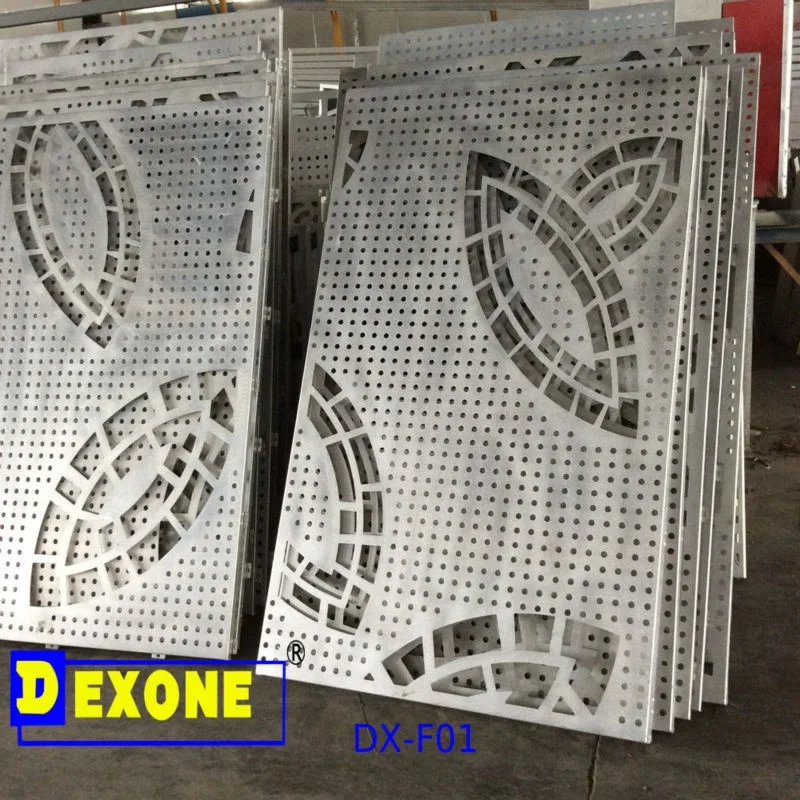 metal decorative outdoor wall panel as building facade