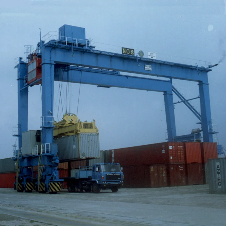 China Professional Supplier Stradler Cranes for 20ft Container Crane 40ft 60ft Rtg Rubber Tyre Gantry Crane Price