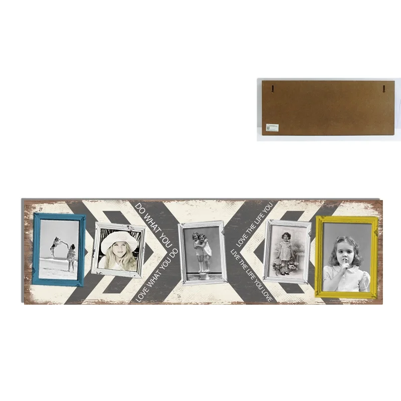 Handmade Collage Five Pictures Group Picture Frames