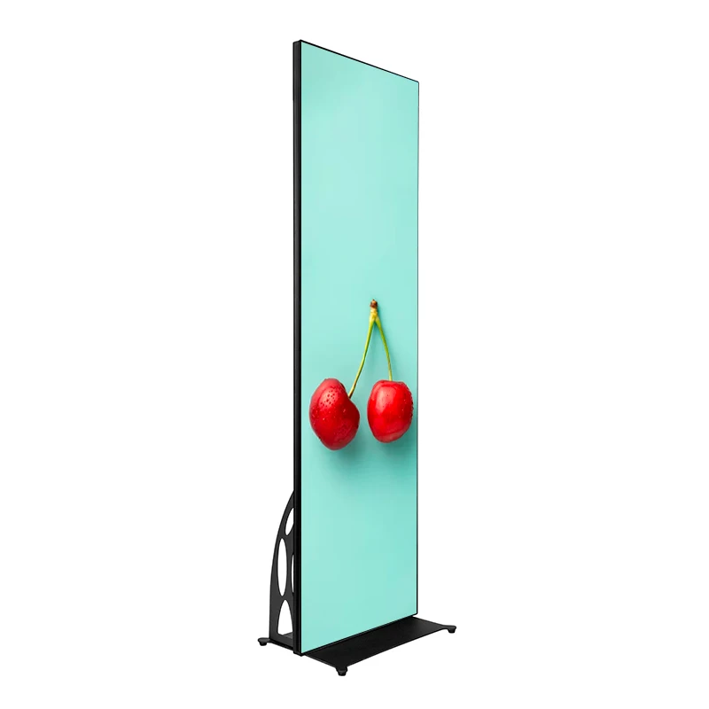 Outdoor Advertising Display Standing LED Poster P2.5 Full Color CE ROHS FCC 6500cd/sqm 640x1600