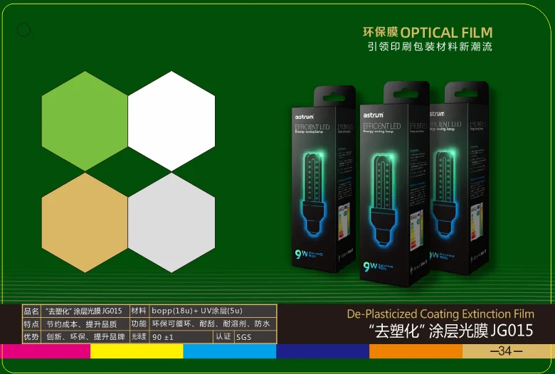 Chinese lamination films factory new no plastic biodegradable compostable laminated film