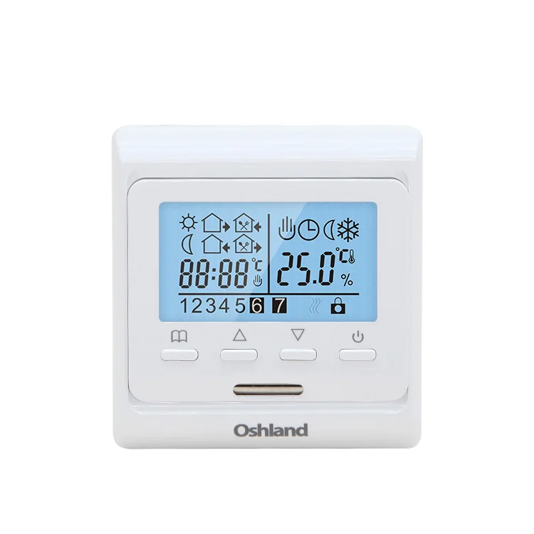
M6 E51 room thermostat lcd display for floor heating system European Market 