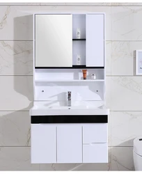 KD-BC134W Chaozhou Factory Commercial Cheap Vanity Bathroom Sinks for Sale Hand Made Wooden Cabinet Furniture