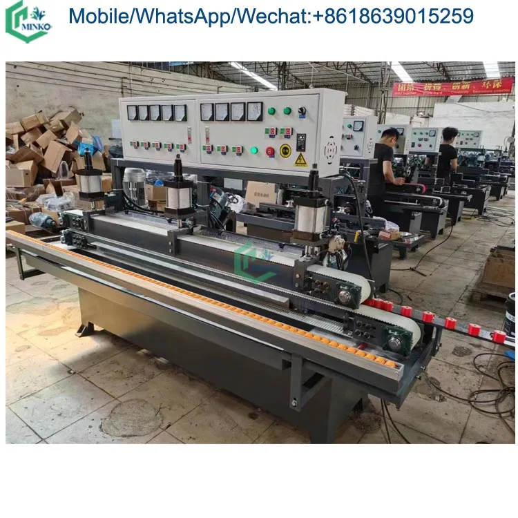 Портативное оборудование для обработки углов кромки стекла машина полировки зеркальных кромок с прямой линией