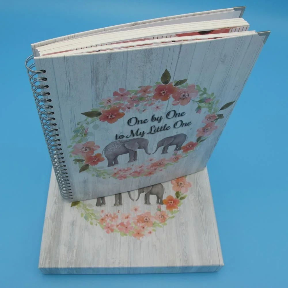 
Gift book customized special design spiral notebook printing 