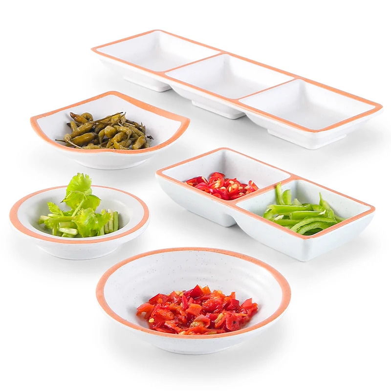 High Quality dishes wholesale luxury appetizer plates unbreakable plates for restaurant