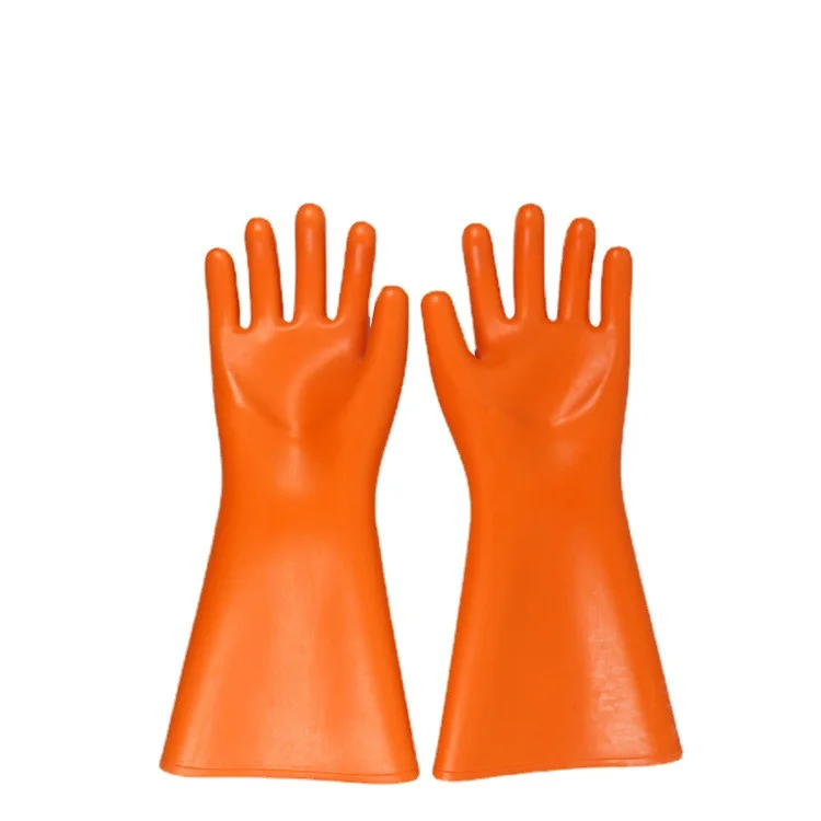 IEC60903 Class 5 High Voltage 10KV 12KV 20KV 35KV Electrician Prevent Electric Natural Rubber Insulated Protect Insulating Glove