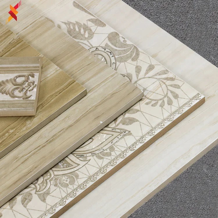 Cheap discontinued bathroom decor porcelain wall tile wooden design ceramic wall tiles 300x600mm
