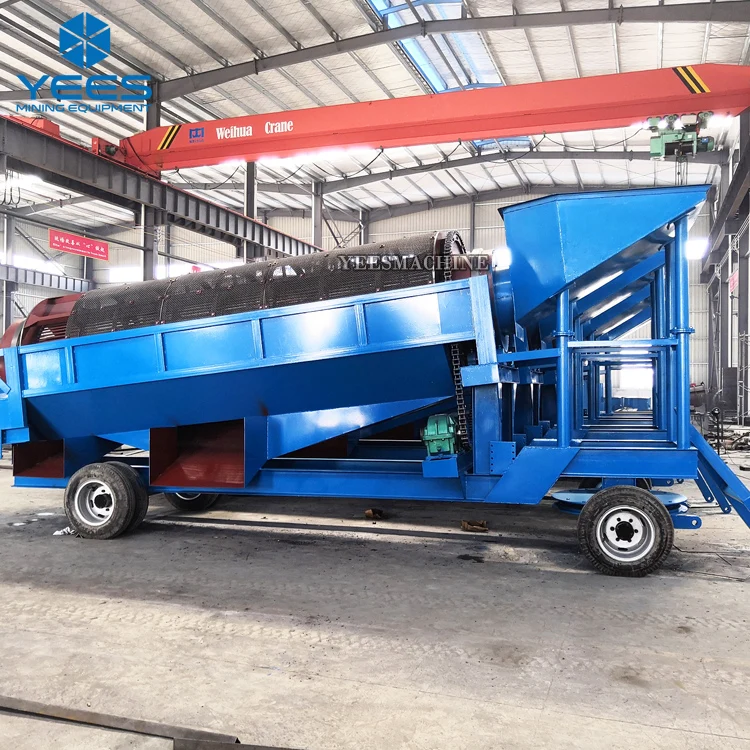Портативное оборудование для добычи золота, мобильный троммель, экран для продажи