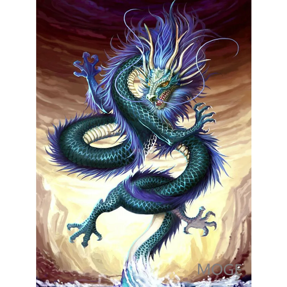 Flying dragon DIY Diamond Painting Kit Jesus Diamond Floral cross Stitch Rhinestone Mosaic Painting Hanging Murals