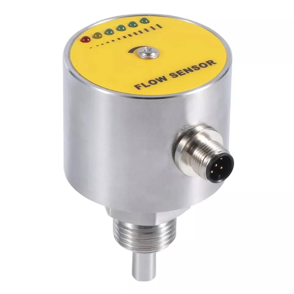 Hfm500 Thermal Air Water Vertical/Horizontal Flow Switches Metal Switch Sensor SS316L 304 flow switch