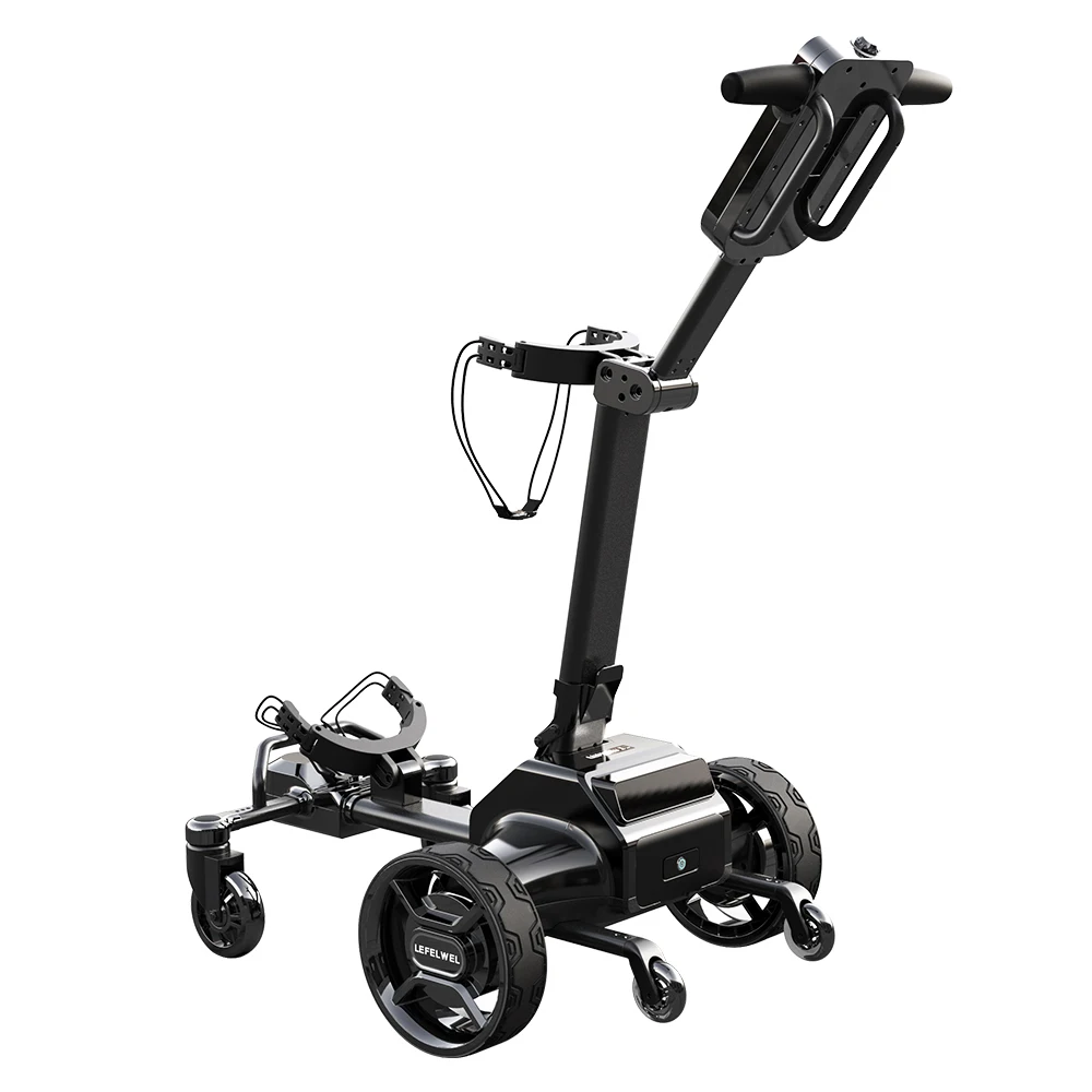 Manufacturer ALUMINIUM electric trolley golf OEM Push Follow golf trolleys with Remote