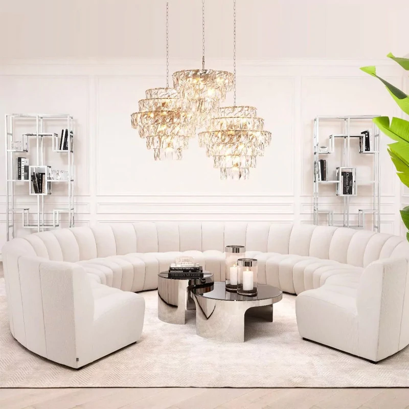 Полукруглый диван, диваны в полулунной секции, будки для ресторана, Современная обивка, тканевая подушка, современный диван для ресторана