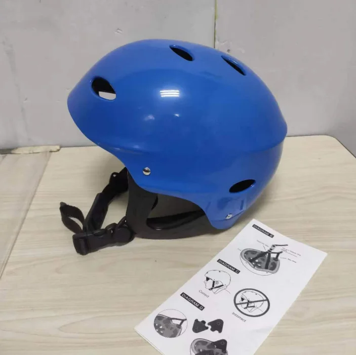 Wellpath factory ABS outside EVA inside kayak canoe watersport helmet with earflaps