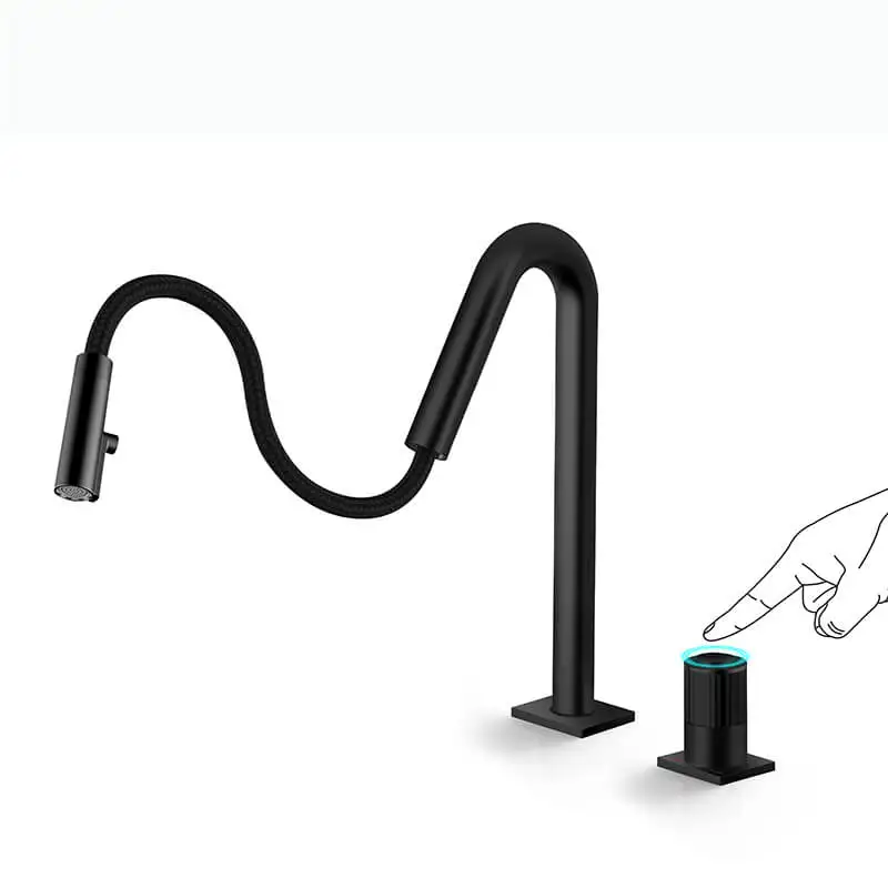 Cheap price brushed gold bathroom faucet Solid Brass Custom Modern Basin Mixers