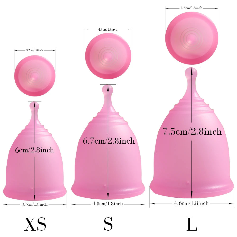 New Arrivals Long-Lasting Protection Menstrual Cups Medical Silicone