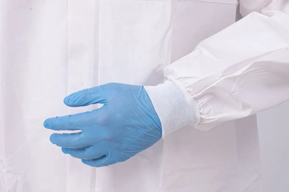 Type 5/6 Disposable SMS Coverall Jumpsuit Work Wear for Car Repairing