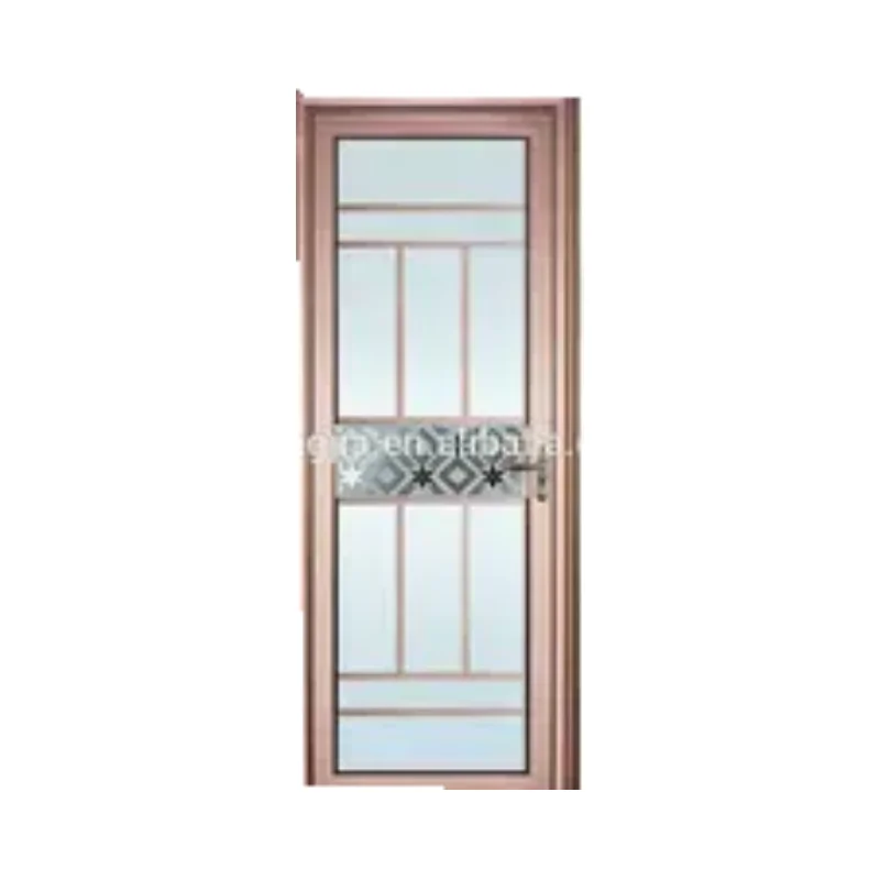 Aluminum Profile Bathroom Glass Door Design Waterproof Price