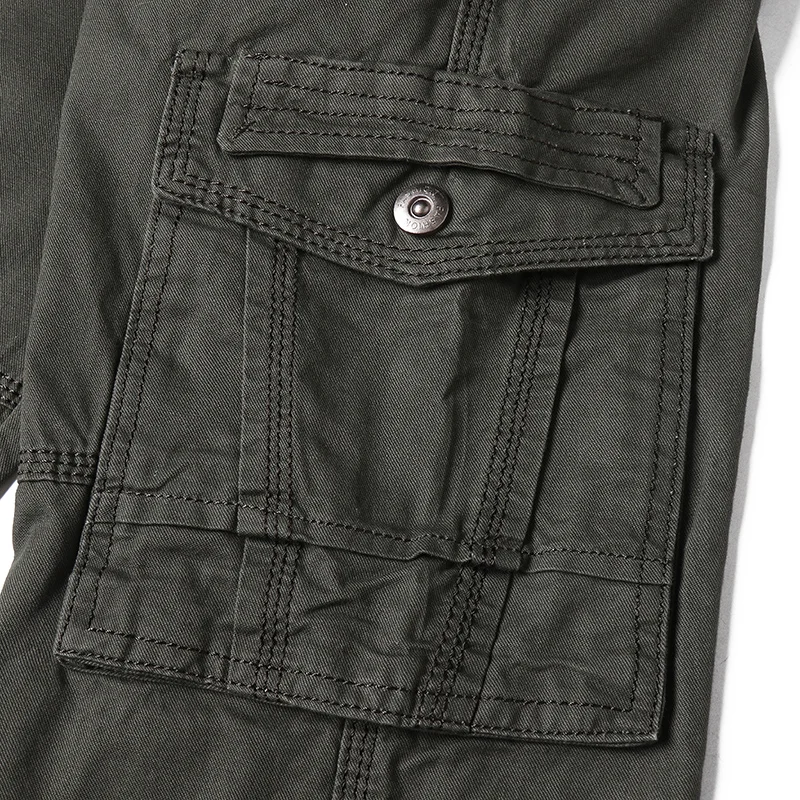 2023 Multi-pocket Cargo Pants Men Harajuku Hip Hop Streetwear Joggers Man Elastic Waist Sweatpants Tech Wear Design For USA