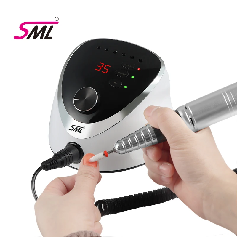 SML Own brand Professional Electric  Nail Drill Machine  m12 machine nail drill with drill bits set
