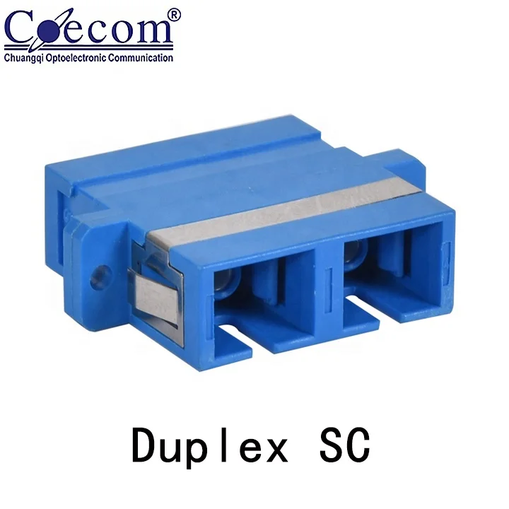 Высокопроизводительный металлический оптоволоконный адаптер Simplex/дуплексный SC оптоволоконный адаптер для оптоволоконного оборудования FTTH