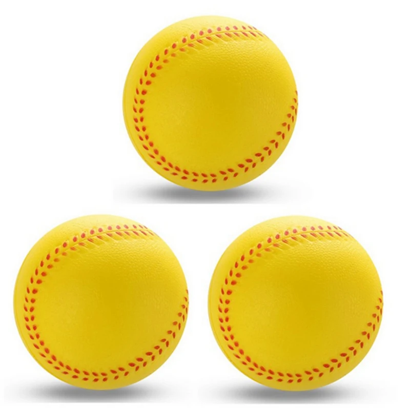 Custom Kids Baseball Base Ball Practice Training Softball balls Child Sports Team Game PU sponge foam ball for children playing