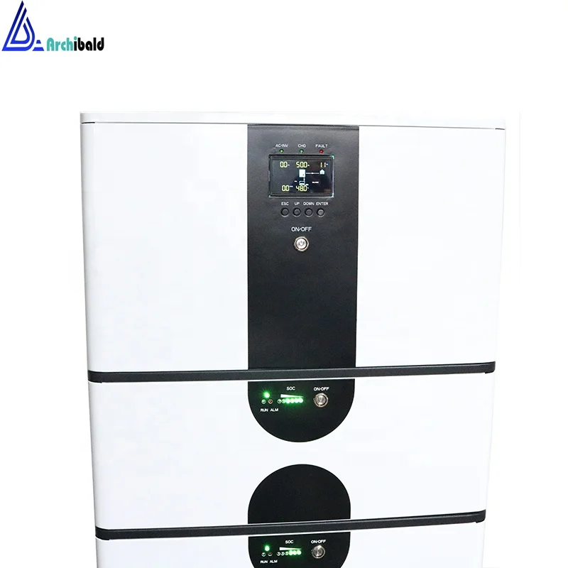 Archibald Stackable Lifepo4 48V 200AH 400AH 600AH Lithium ion Battery Pack for Business, Industrial Usage