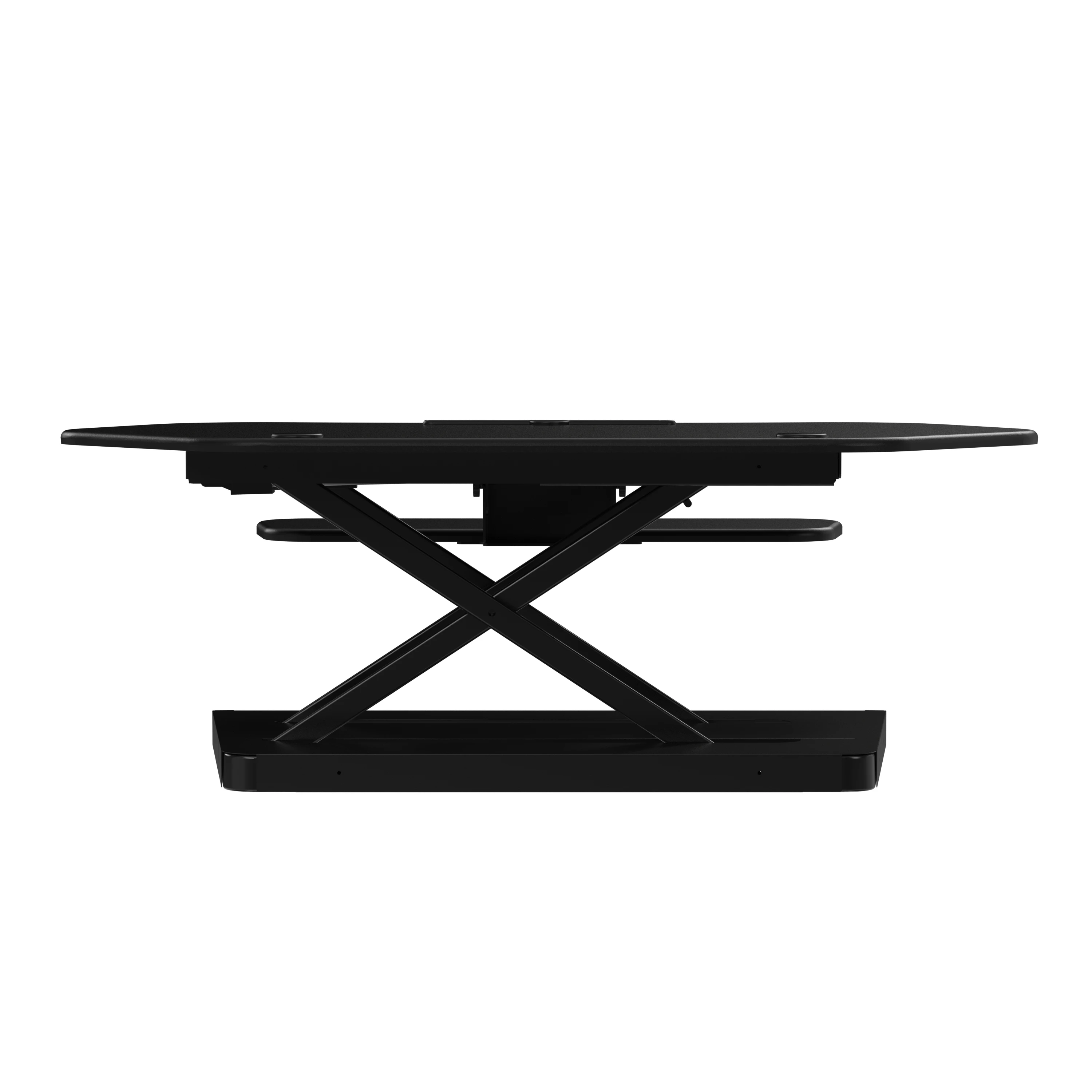 Healthy Work Particle Board Adjustable Height Desk Converter With USB Ports adjustable  desk converter