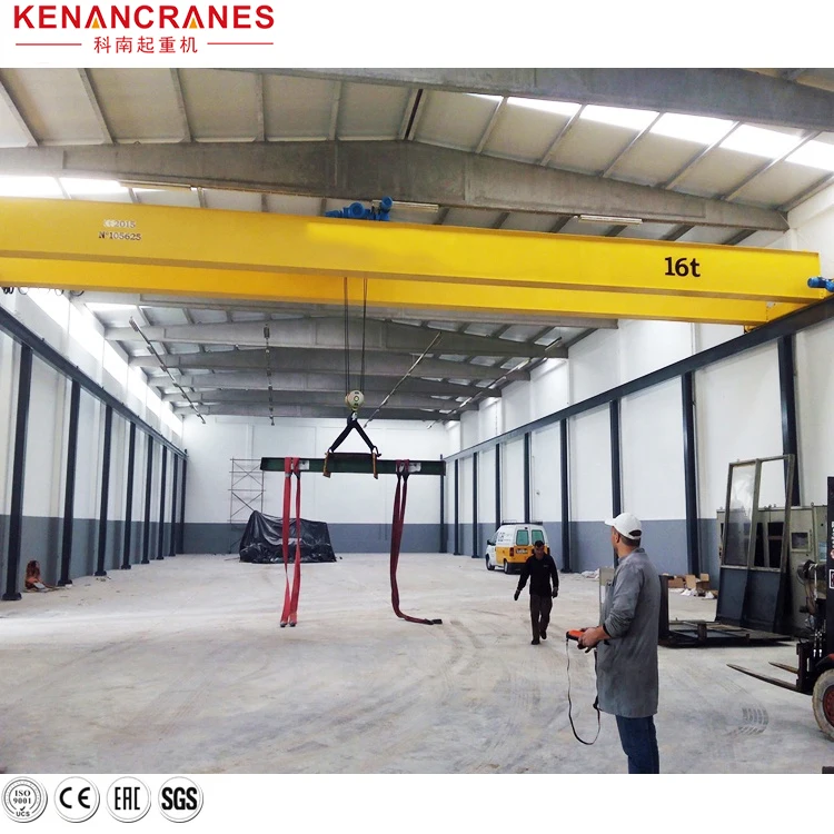 Warehouse 35 ton European double girder moving overhead crane