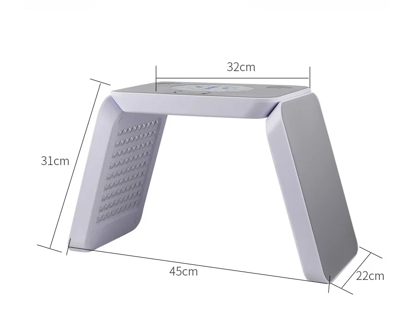 Newest 7 Color PDT LED Mask Small 3 Fold Spectrometer With Sprayer For Facial Deep Moisturizing Whitening Acne Treatment
