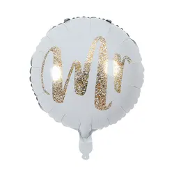 wedding party decorations new 18inch Mr love Mrs mylar hot Sale helium foil balloon
