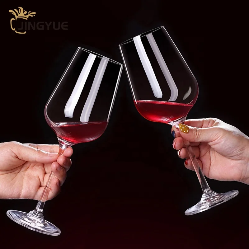 Elegant White Wine Glasses Set Modern Hand Blown Crystal Wine Glasses with Long Stem for Home Restaurant and Party